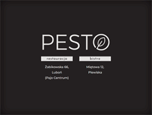 Tablet Screenshot of pesto.pl